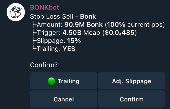 BonkBot - Telegram Bot