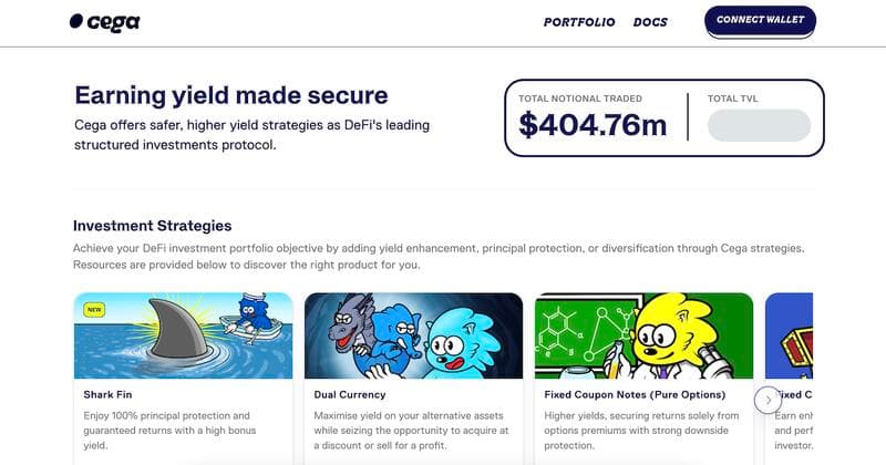 Cega - DeFi structured investments protocol